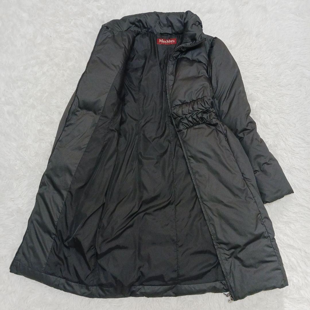 Max Mara Studio Down Coat Asian fit L 40 US size M Black Authentic