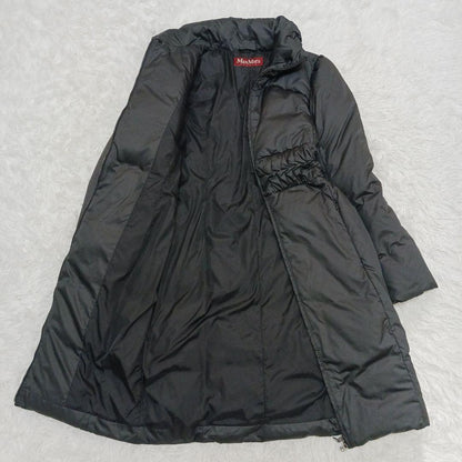 Max Mara Studio Down Coat Asian fit L 40 US size M Black Authentic
