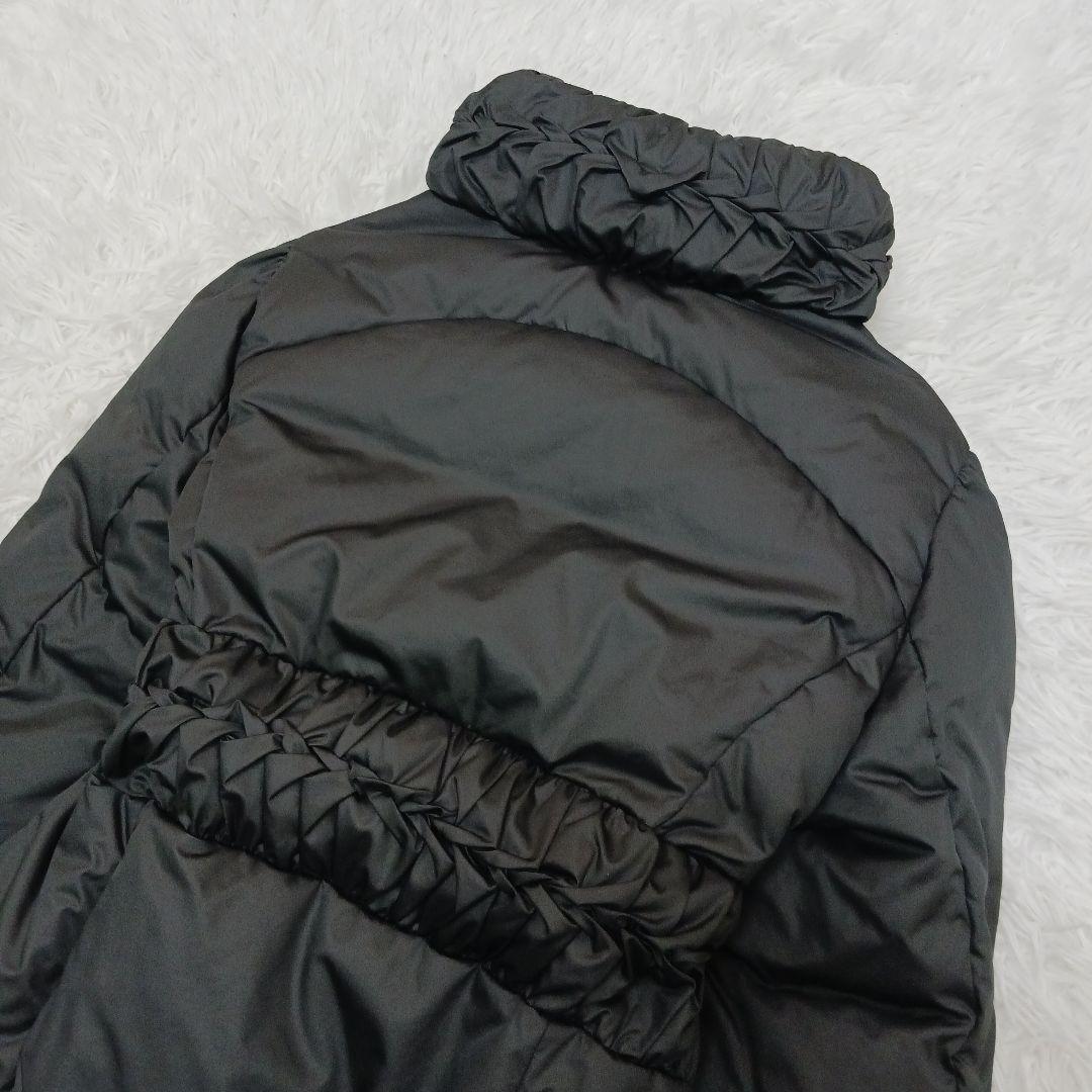 Max Mara Studio Down Coat Asian fit L 40 US size M Black Authentic