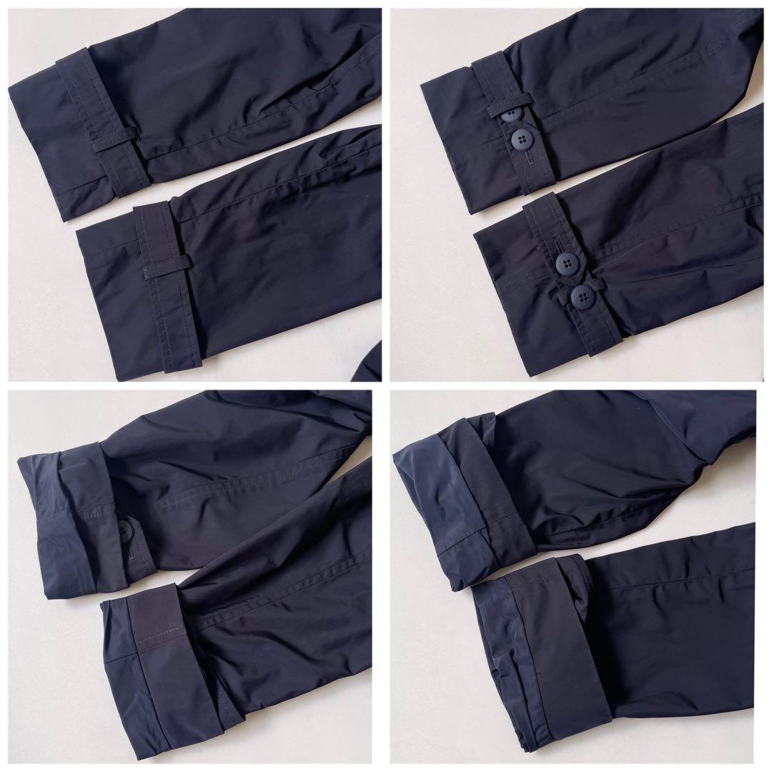 Max Mara Studio Trench Coat Asian fit L 40 US size M Dark Navy Authentic