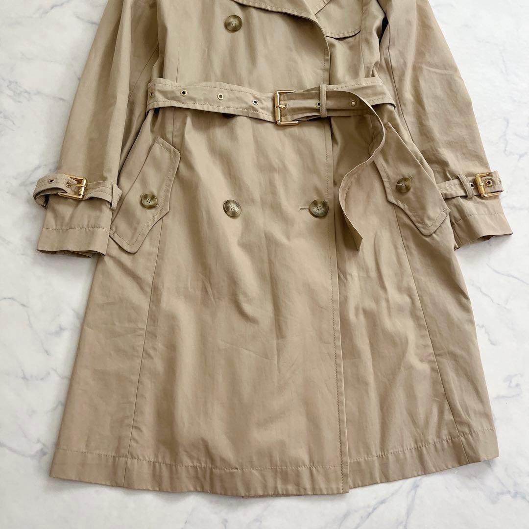 Max Mara WEEKEND LINE Trench Coat Asian fit M 38 US size S Beige Authentic