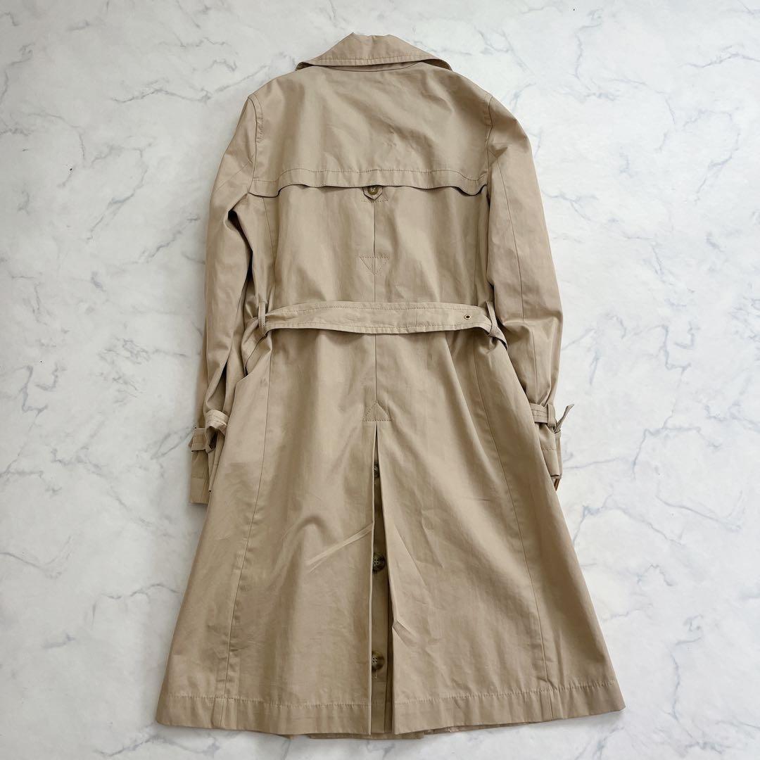 Max Mara WEEKEND LINE Trench Coat Asian fit M 38 US size S Beige Authentic