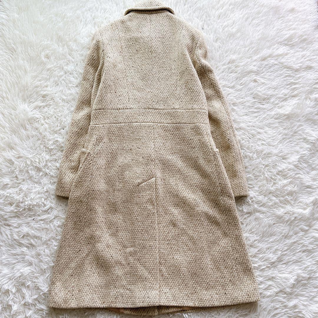 Weekend Max Mara Long Coat Asian fit XL 42 US size L Beige Authentic