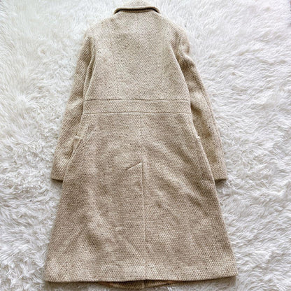 Weekend Max Mara Long Coat Asian fit XL 42 US size L Beige Authentic