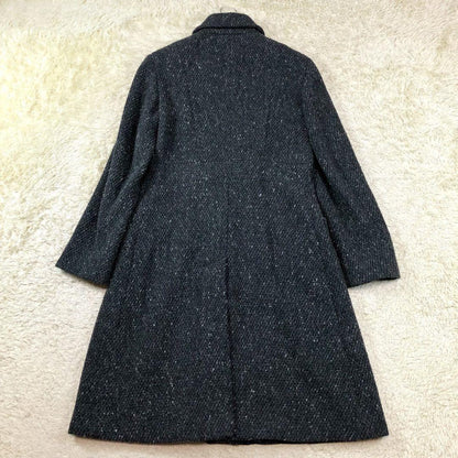 Max Mara Long Coat Asian fit 2XL 44 US size XL Black Authentic