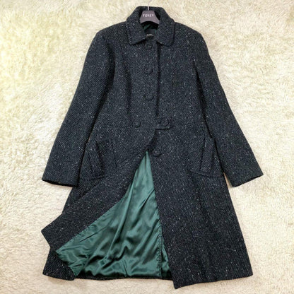 Max Mara Long Coat Asian fit 2XL 44 US size XL Black Authentic