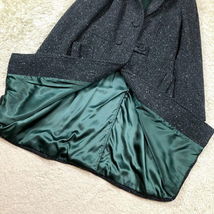 Max Mara Long Coat Asian fit 2XL 44 US size XL Black Authentic