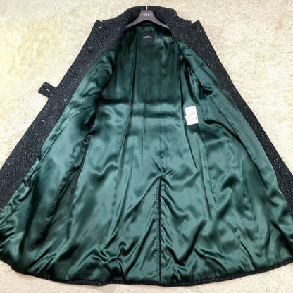 Max Mara Long Coat Asian fit 2XL 44 US size XL Black Authentic