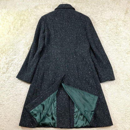 Max Mara Long Coat Asian fit 2XL 44 US size XL Black Authentic