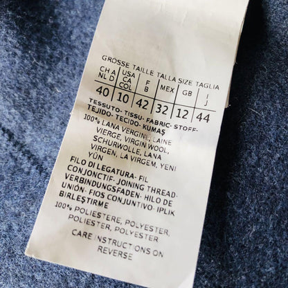 Weekend Max Mara Coat Asian fit 2XL 44 US size XL Dark Navy Authentic