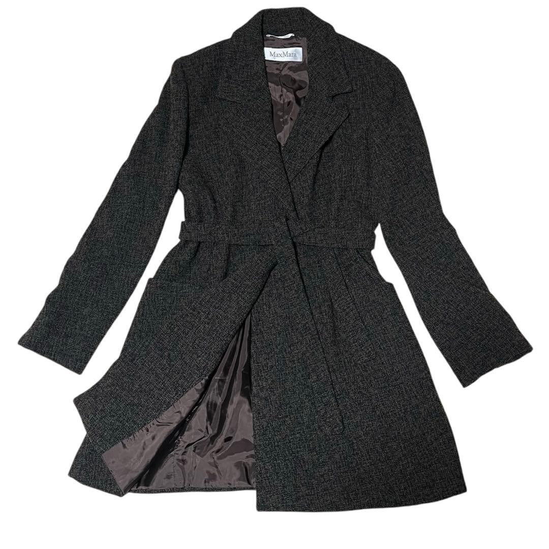 Max Mara Coat Asian fit 3XL 46 US size 2XL Brown Authentic