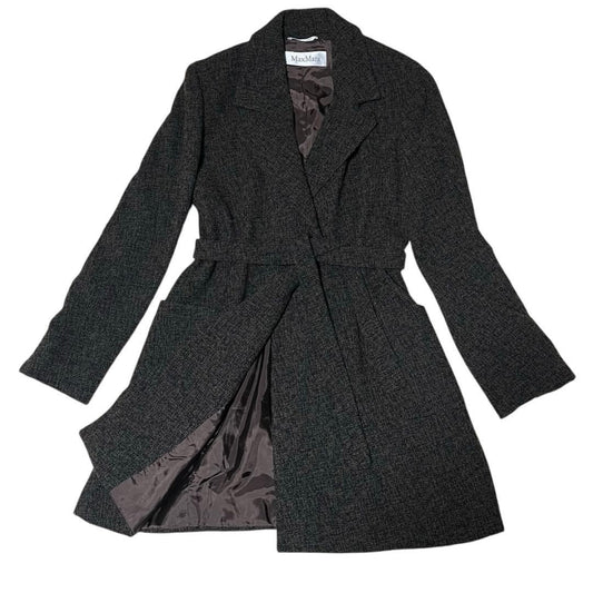 Max Mara Coat Asian fit 3XL 46 US size 2XL Brown Authentic