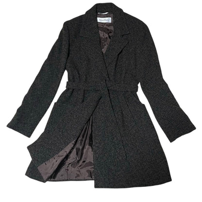 Max Mara Coat Asian fit 3XL 46 US size 2XL Brown Authentic