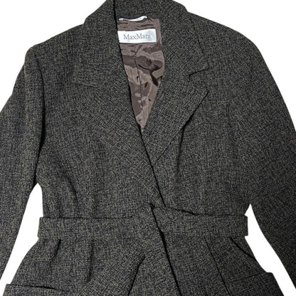 Max Mara Coat Asian fit 3XL 46 US size 2XL Brown Authentic