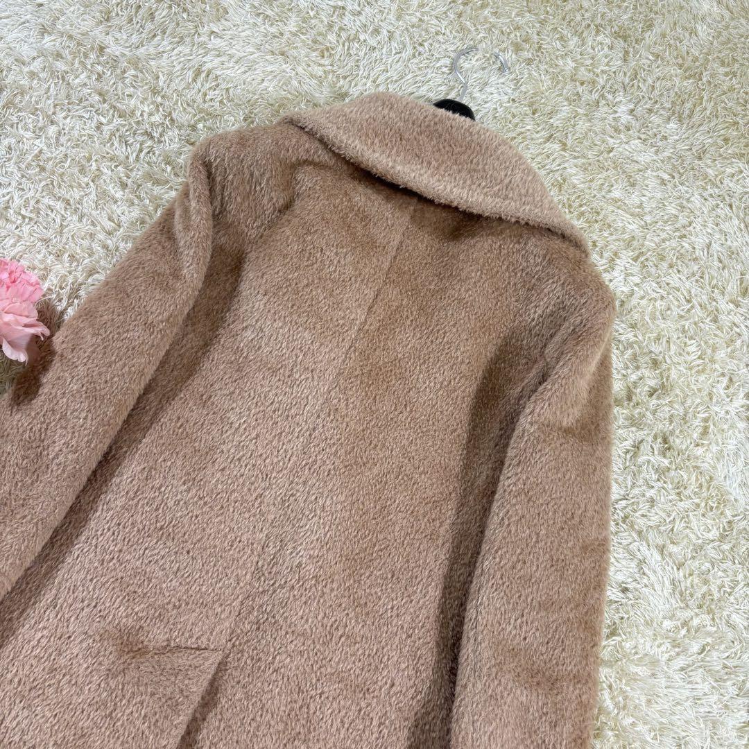 Max Mara P Coat Asian fit L 40 US size M Beige Authentic