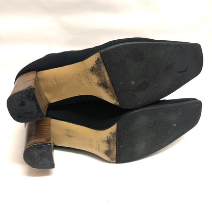 GUCCI Short Boots Shoes EU 35.5 US 5.5 Suede Black Authentic