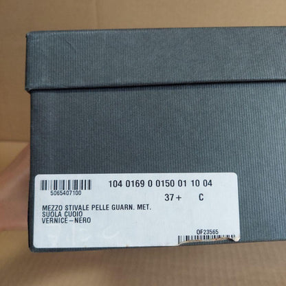 GUCCI Short Boots Shoes EU 37.5 US 7.5 Black Authentic