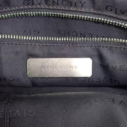 GIVENCHY Shoulder Bag Purse 4G Nylon Black Authentic