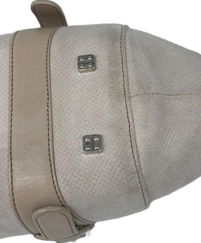 LOEWE Hand Bag Tote Purse Beige Authentic