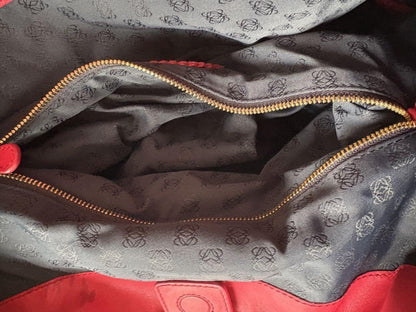 LOEWE Hand Shoulder Bag Tote Purse Anagram Leather Authentic