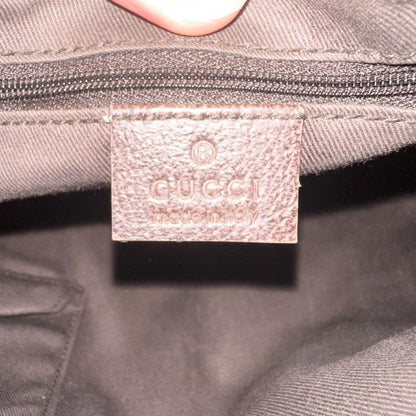 GUCCI Mini Boston Bag Hand Tote Purse GG Canvas Leather Brown Beige Authentic