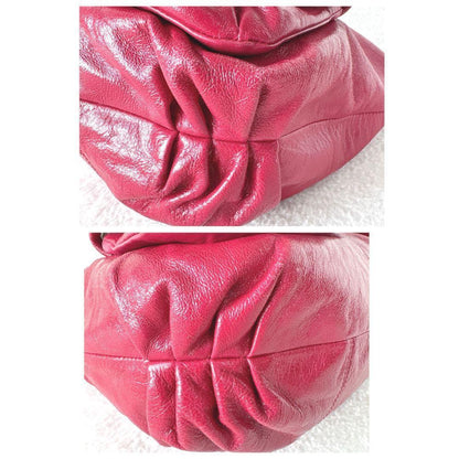 COACH Shoulder Bag Purse 2way POPPY vivid shocking pink Authentic