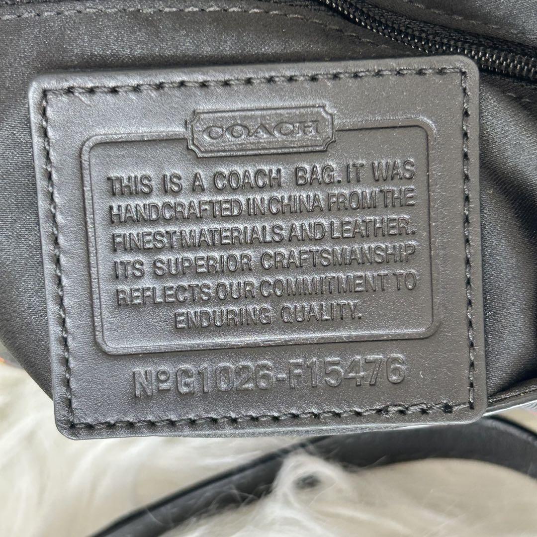 COACH Shoulder Bag Purse Soho Multicolor Authentic