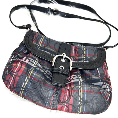 COACH Shoulder Bag Purse Soho Multicolor Authentic