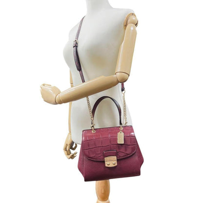 COACH Hand Shoulder Bag Tote Purse 2way Authentic