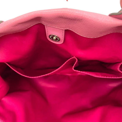 COACH Hand Shoulder Bag Tote Purse 2way Leather Pink Authentic