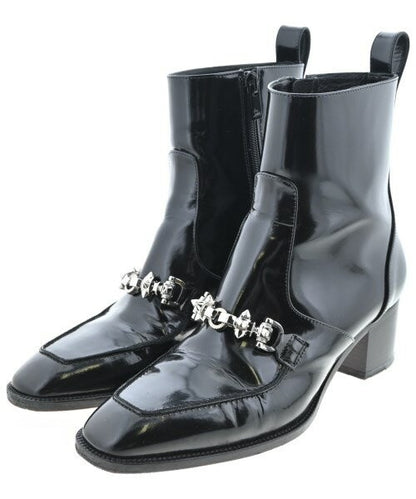 Christian Louboutin Short Boots Shoes EU 37 US 7 Black Authentic