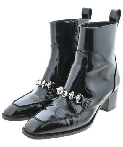 Christian Louboutin Short Boots Shoes EU 37 US 7 Black Authentic