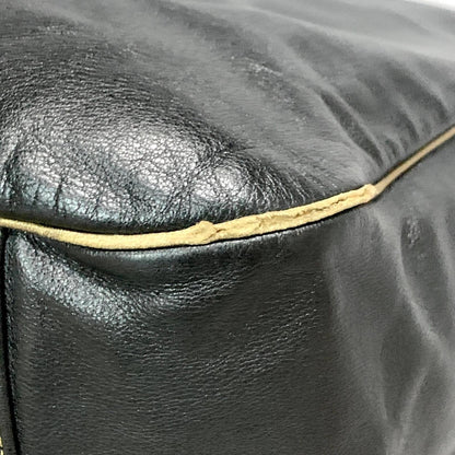 Yves Saint Laurent Shoulder Bag YSL Cassandra Purse Black Gold Women's Used