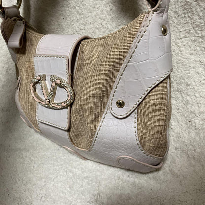 Valentino Garavani Hand Bag Tote Purse Logo Authentic