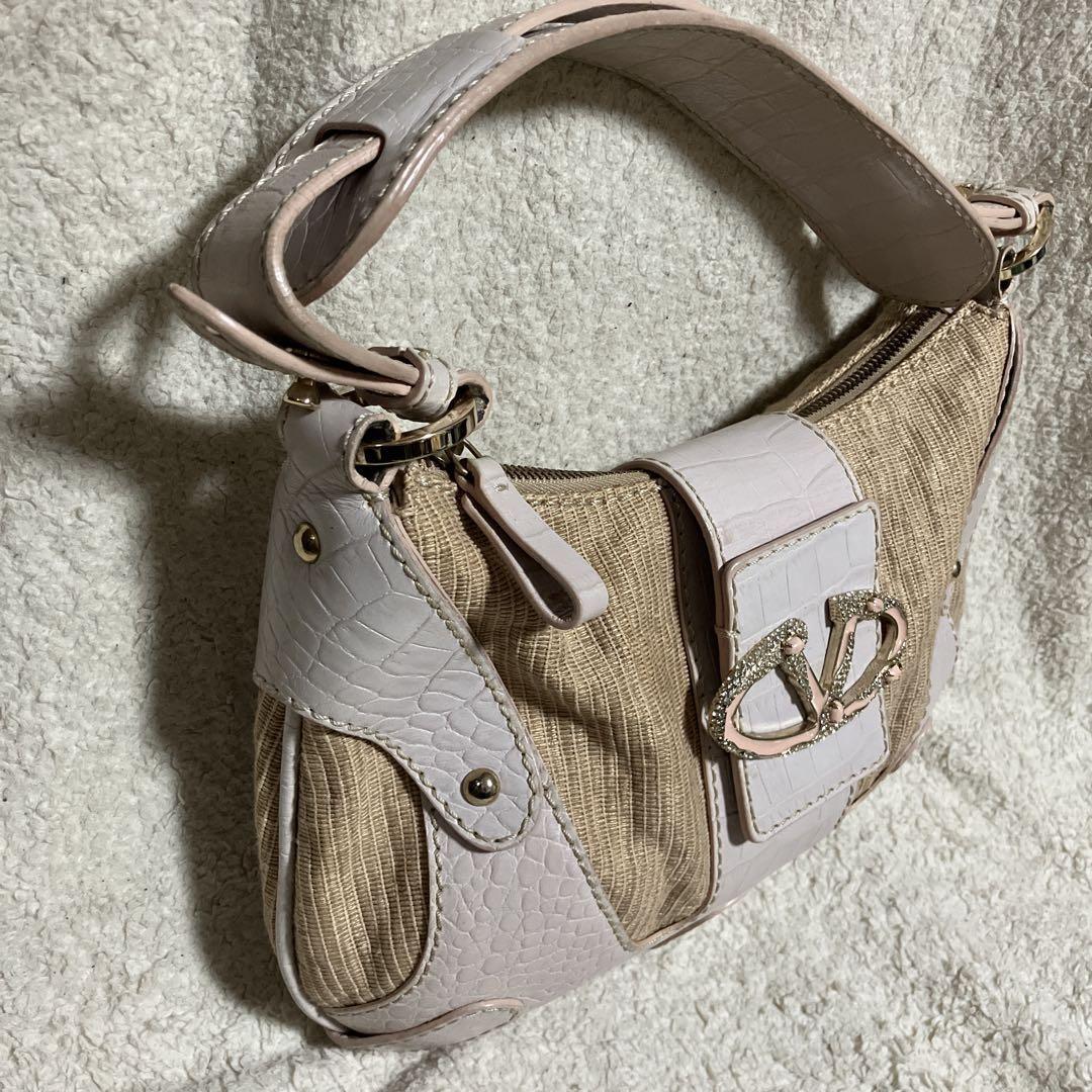 Valentino Garavani Hand Bag Tote Purse Logo Authentic