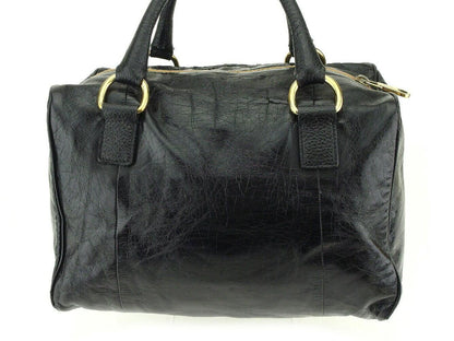 Chloe Hand Bag Tote Purse Studs Black Authentic