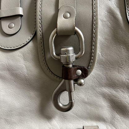 Chloe Hand Bag Tote Purse Leather Beige Authentic