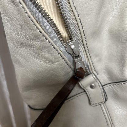 Chloe Hand Bag Tote Purse Leather Beige Authentic