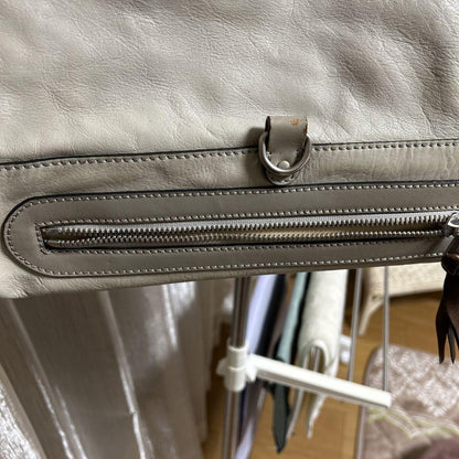 Chloe Hand Bag Tote Purse Leather Beige Authentic