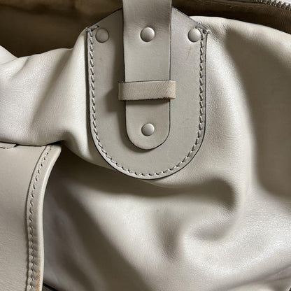 Chloe Hand Bag Tote Purse Leather Beige Authentic