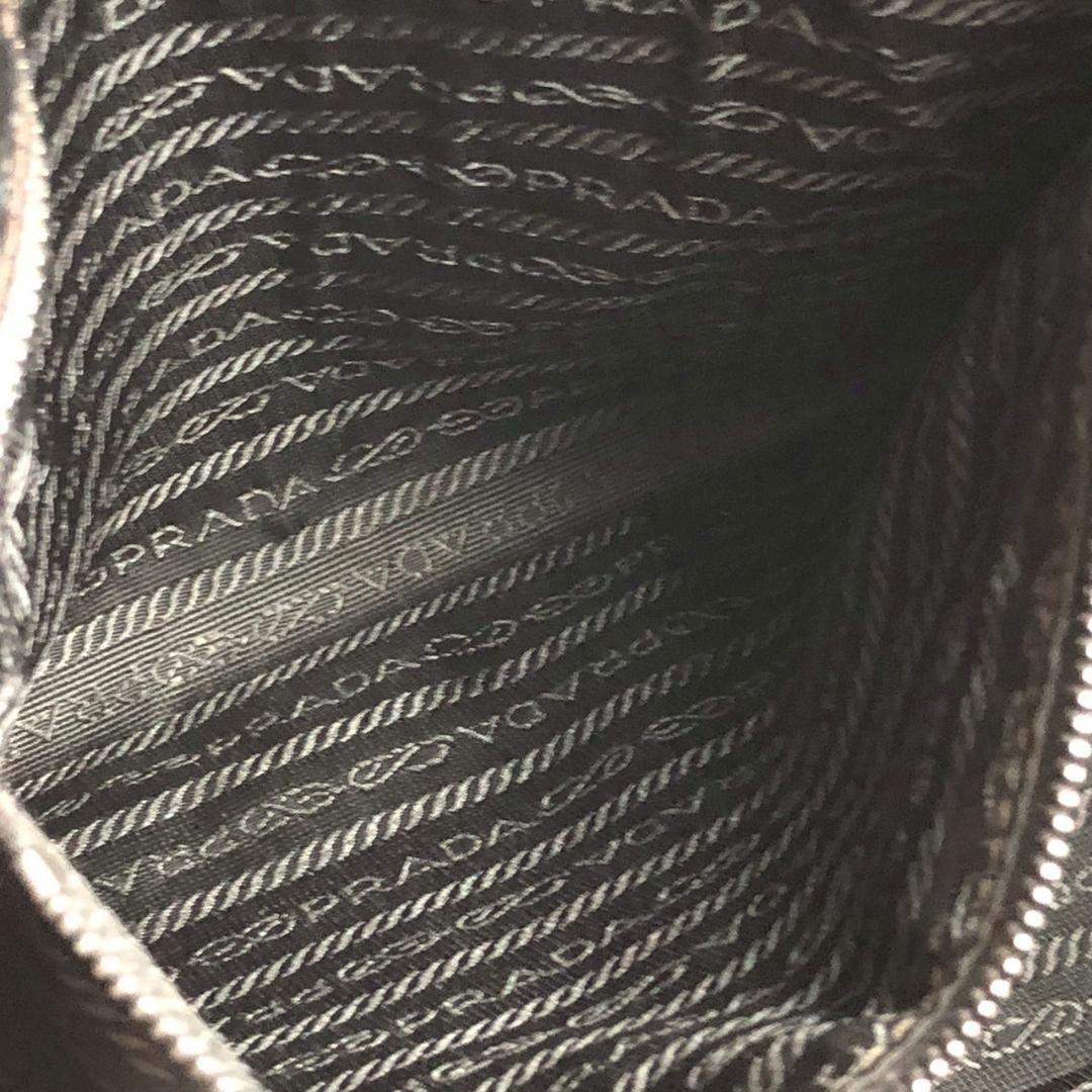 PRADA Hand Bag Tote Purse Logo Brown Authentic