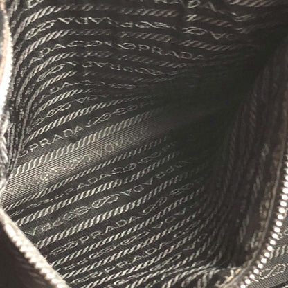 PRADA Hand Bag Tote Purse Logo Brown Authentic