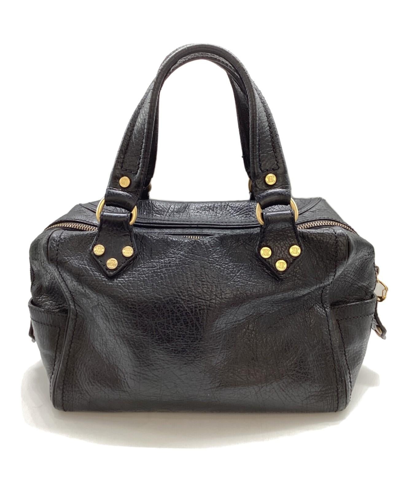 CELINE Hand Bag Tote Purse Boogie Black Authentic