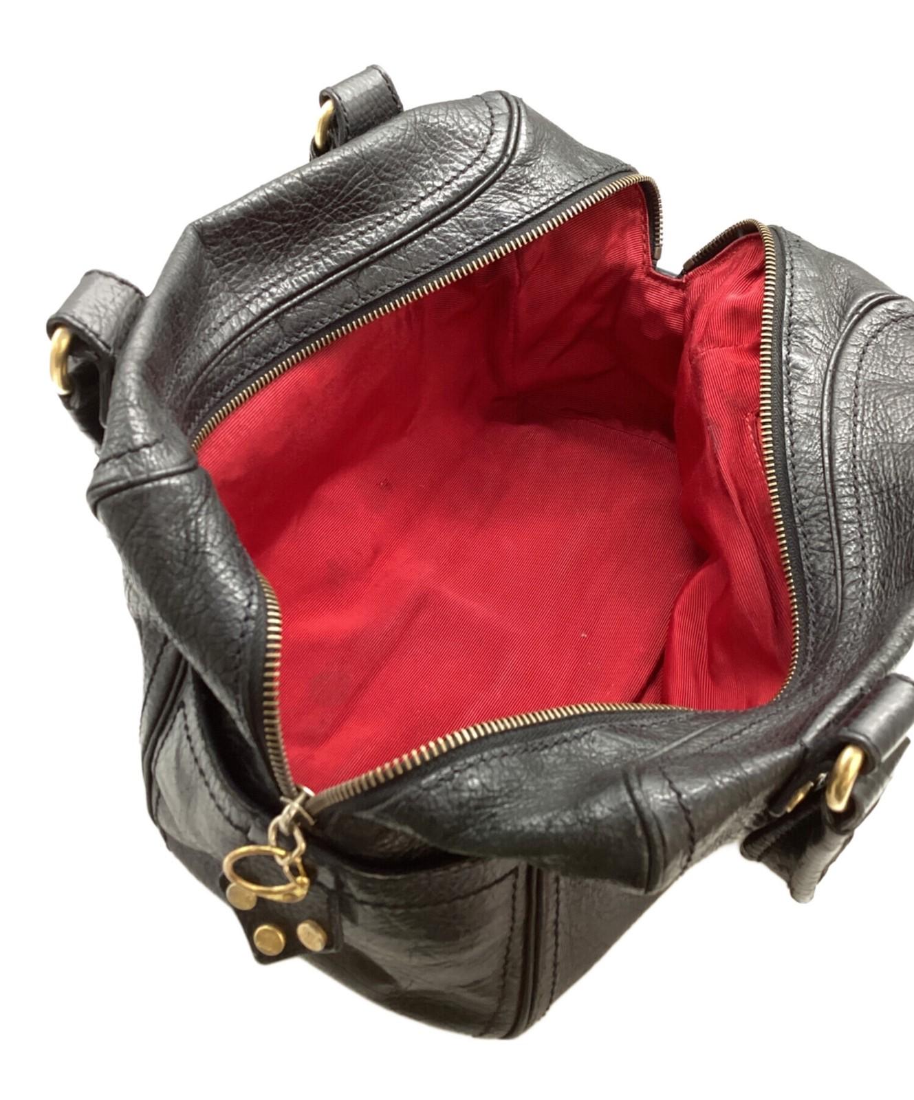 CELINE Hand Bag Tote Purse Boogie Black Authentic