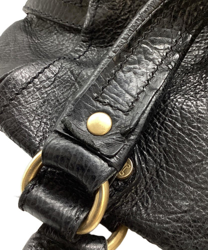 CELINE Hand Bag Tote Purse Boogie Black Authentic