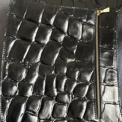 MULBERRY Shoulder Bag Purse Logo Leather Authentic