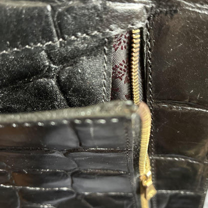 MULBERRY Shoulder Bag Purse Logo Leather Authentic