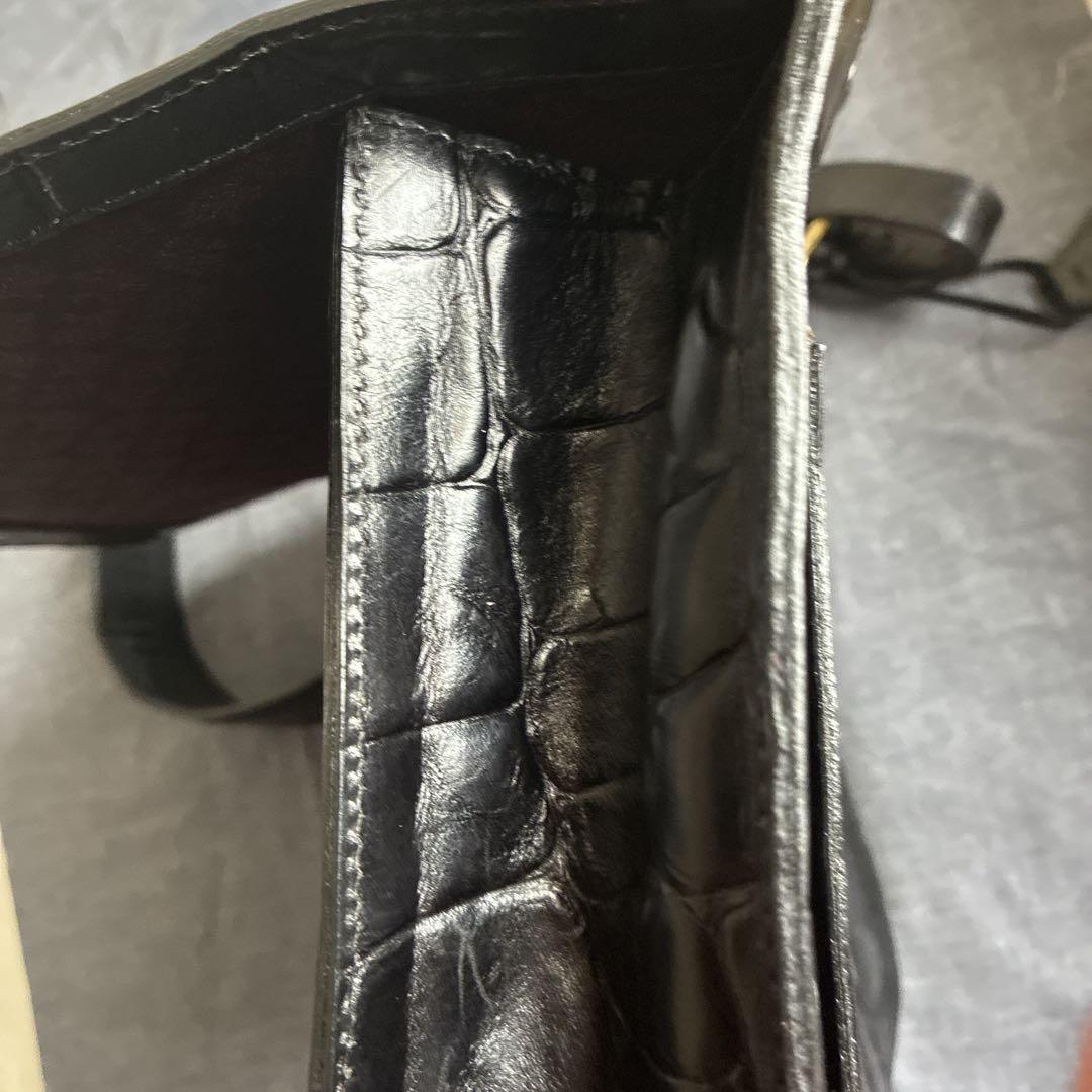 MULBERRY Shoulder Bag Purse Logo Leather Authentic