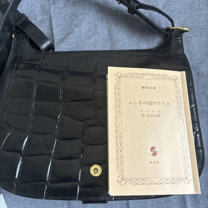 MULBERRY Shoulder Bag Purse Logo Leather Authentic