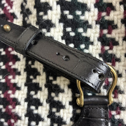 MULBERRY Shoulder Bag Purse Logo Leather Authentic